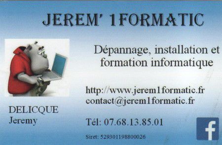 Carte de visite M.DELICQUE Jerémy 450 X 295