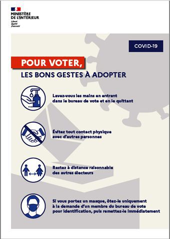 Affiche pour élections municipales 2020